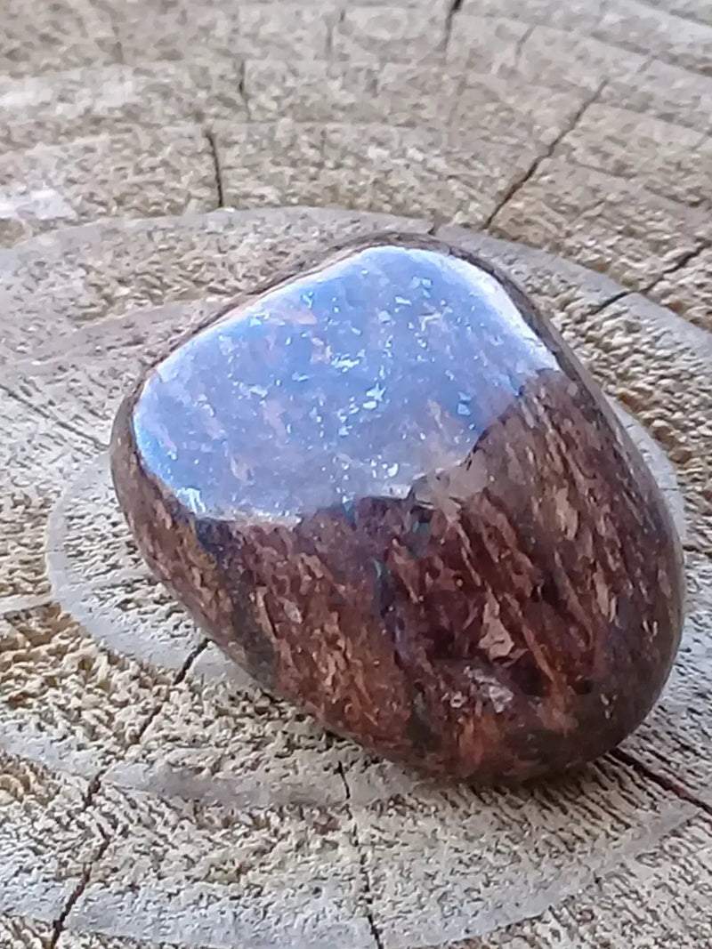 Chargez l'image dans la visionneuse de la galerie, Bronzite de Birmanie pierre roulée Grade A++++ Bronzite de Birmanie pierre roulée
