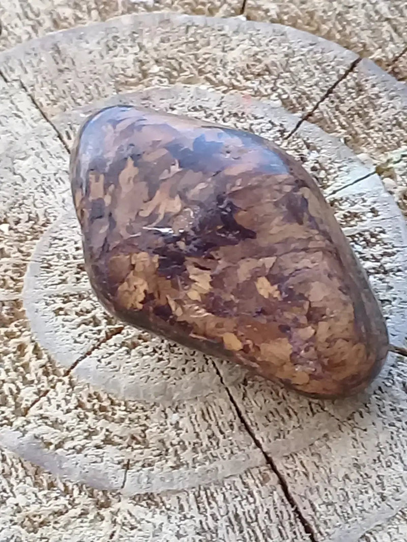 Load image into Gallery viewer, Bronzite de Birmanie pierre roulée Grade A++++ Bronzite de Birmanie pierre roulée
