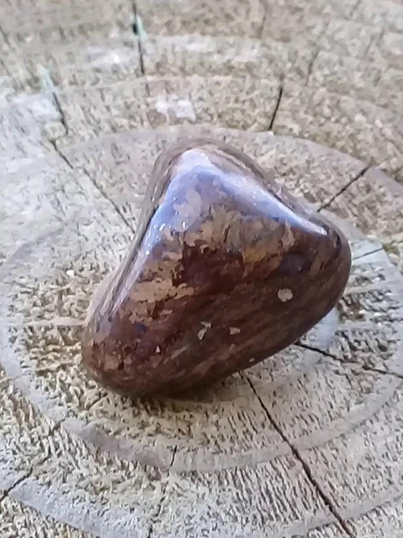 Chargez l'image dans la visionneuse de la galerie, Bronzite de Birmanie pierre roulée Grade A++++ Bronzite de Birmanie pierre roulée
