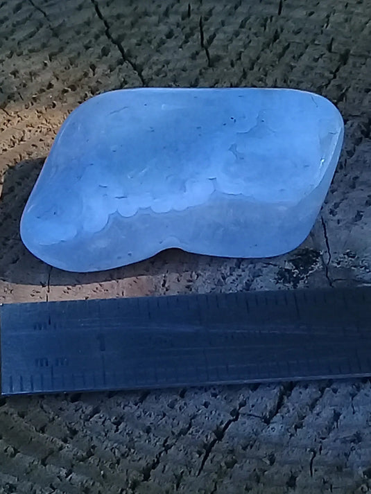 Calcédoine bleue pierre roulée Grade A+++ Calcédoine bleue pierre roulée Dans la besace du p'tit Poucet...   