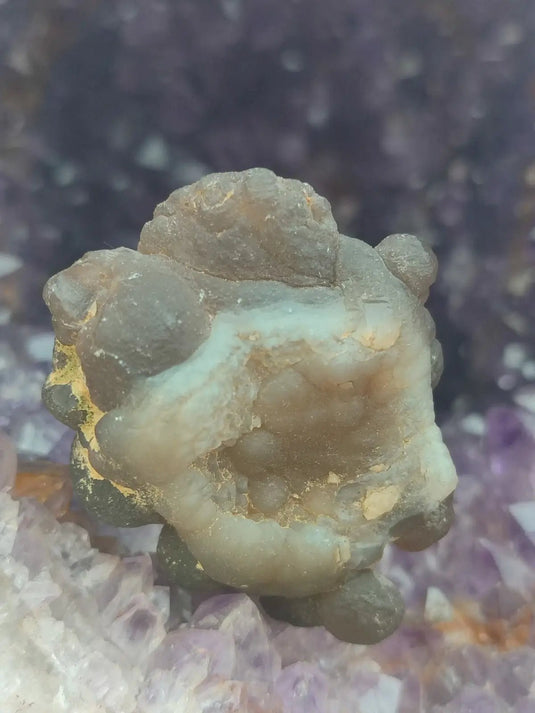 Calcédoine noire Botryoïdale de Manakarra Indonésie -Pierre brute - Grade Prémium Calcédoine noire Botryoïdale