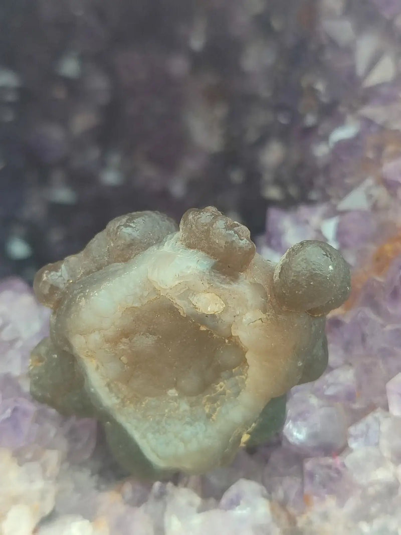 Load image into Gallery viewer, Calcédoine noire Botryoïdale de Manakarra Indonésie -Pierre brute - Grade Prémium Calcédoine noire Botryoïdale
