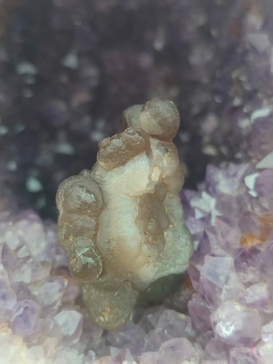 Calcédoine noire Botryoïdale de Manakarra Indonésie -Pierre brute - Grade Prémium Calcédoine noire Botryoïdale