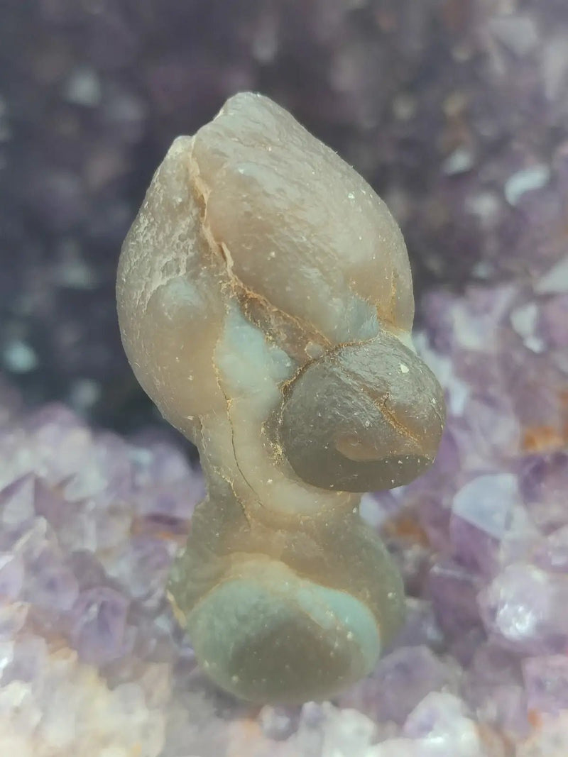 Load image into Gallery viewer, Calcédoine noire Botryoïdale de Manakarra Indonésie -Pierre brute - Grade Prémium Calcédoine noire Botryoïdale
