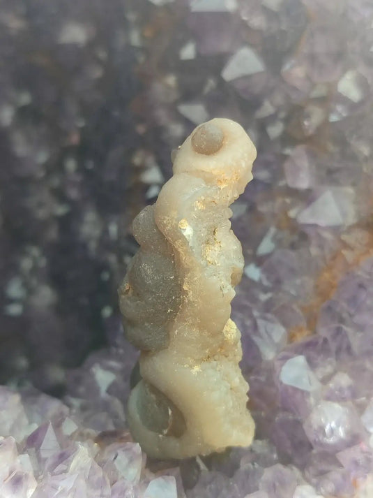 Calcédoine noire Botryoïdale de Manakarra Indonésie -Pierre brute - Grade Prémium Calcédoine noire Botryoïdale