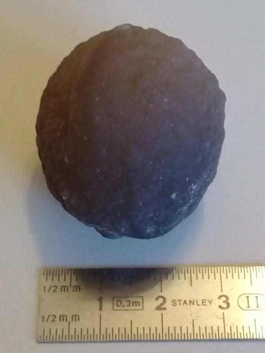 Calcédoine noire Botryoïdale ou larme de Calcédoine ’RARE’ Grade A++++ Calcédoine noire Botryoïdale