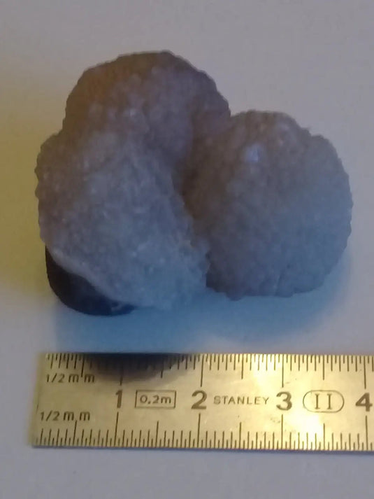 Calcédoine noire Botryoïdale ou larme de Calcédoine ’RARE’ Grade A++++ Calcédoine noire Botryoïdale