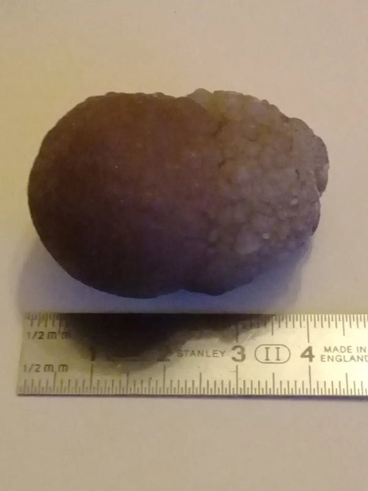 Calcédoine noire Botryoïdale ou larme de Calcédoine ’RARE’ Grade A++++ Calcédoine noire Botryoïdale