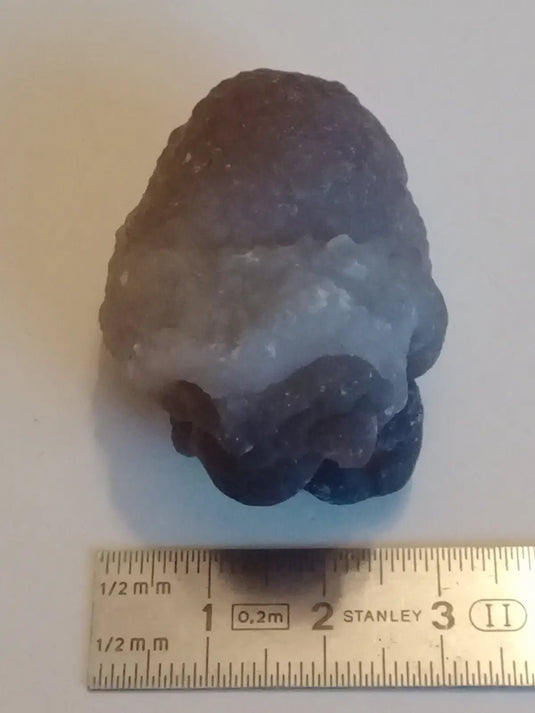 Calcédoine noire Botryoïdale ou larme de Calcédoine ’RARE’ Grade A++++ Calcédoine noire Botryoïdale