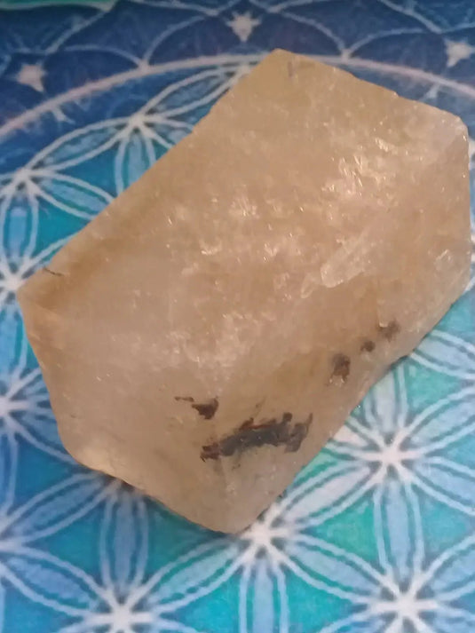 Calcite blanche brute Grade A ++++ Calcite optique brute