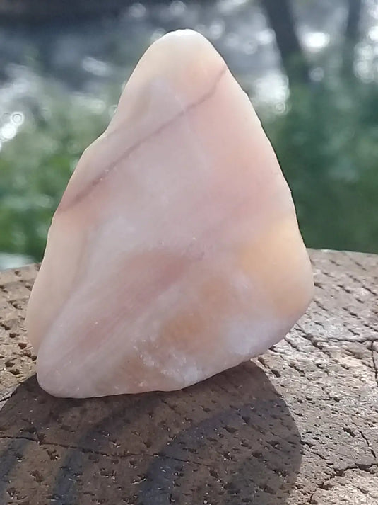 Calcite jaune de France pierre roulée Grade A+++ Calcite jaune de France pierre roulée