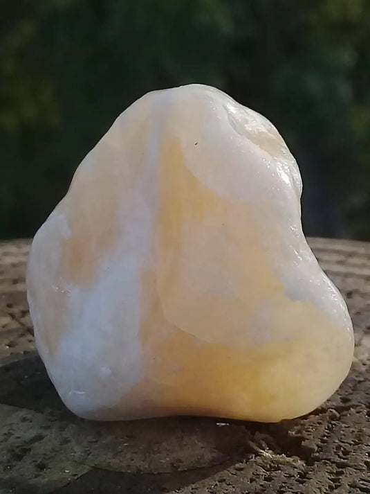 Calcite jaune de France pierre roulée Grade A+++ Calcite jaune de France pierre roulée