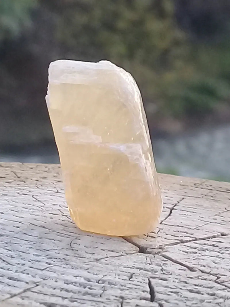 Load image into Gallery viewer, Calcite miel de France pierre roulée Grade A++++ Calcite miel de France pierre roulée
