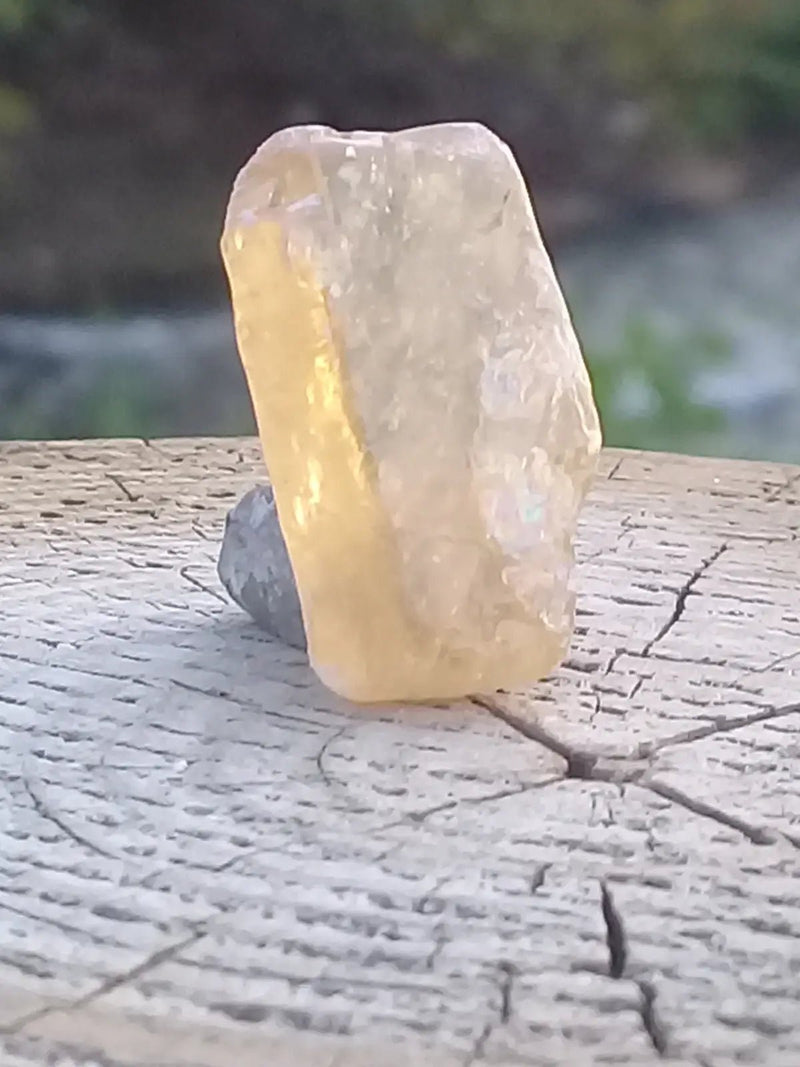 Load image into Gallery viewer, Calcite miel de France pierre roulée Grade A++++ Calcite miel de France pierre roulée
