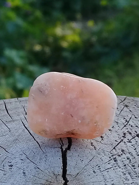 Calcite orange de France pierre roulée Grade A+++ Calcite orange de France pierre roulée