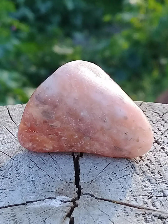Calcite orange de France pierre roulée Grade A+++ Calcite orange de France pierre roulée