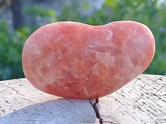 Calcite orange de France pierre roulée Grade A++++ Calcite orange de France pierre roulée