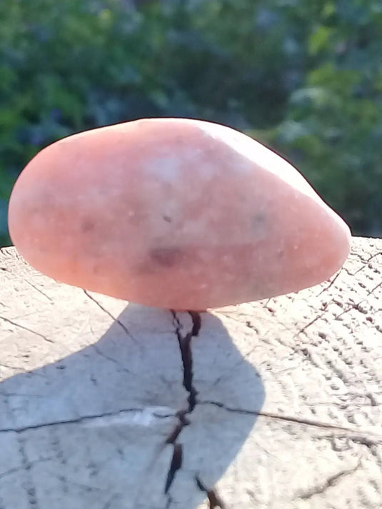 Calcite orange de France pierre roulée Grade A+++ Calcite orange de France pierre roulée