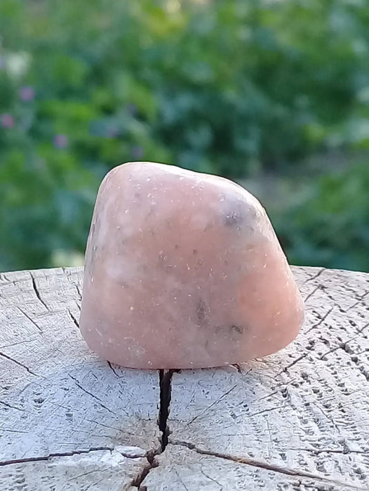 Calcite orange de France pierre roulée Grade A+++ Calcite orange de France pierre roulée