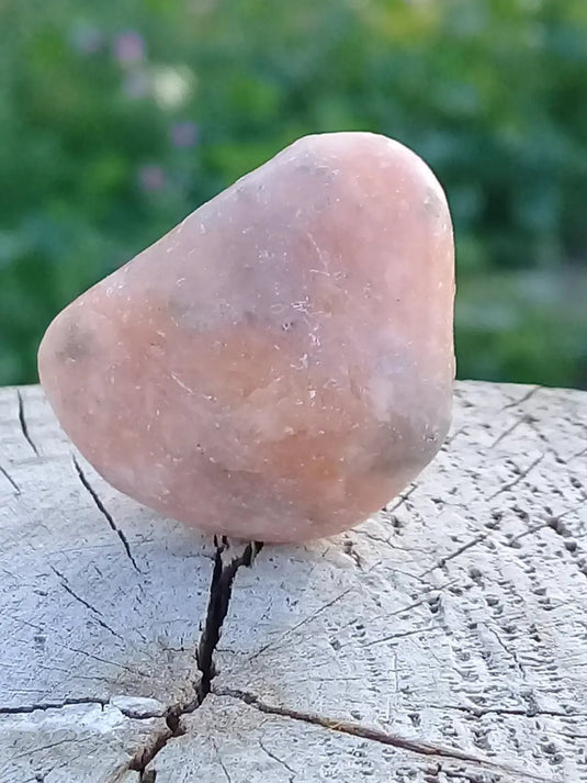 Calcite orange de France pierre roulée Grade A+++ Calcite orange de France pierre roulée