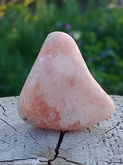 Calcite orange de France pierre roulée Grade A+++ Calcite orange de France pierre roulée