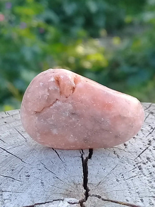 Calcite orange de France pierre roulée Grade A+++ Calcite orange de France pierre roulée