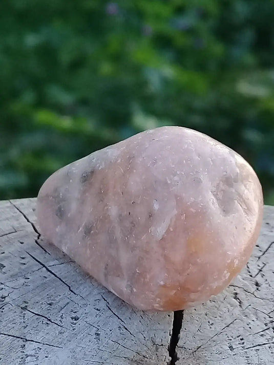 Calcite orange de France pierre roulée Grade A+++ Calcite orange de France pierre roulée
