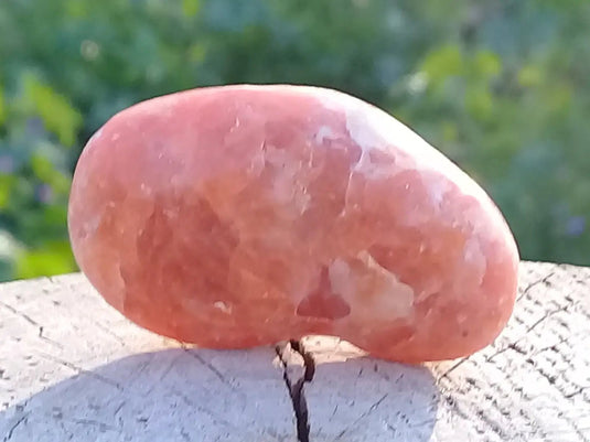 Calcite orange de France pierre roulée Grade A++++ Calcite orange de France pierre roulée