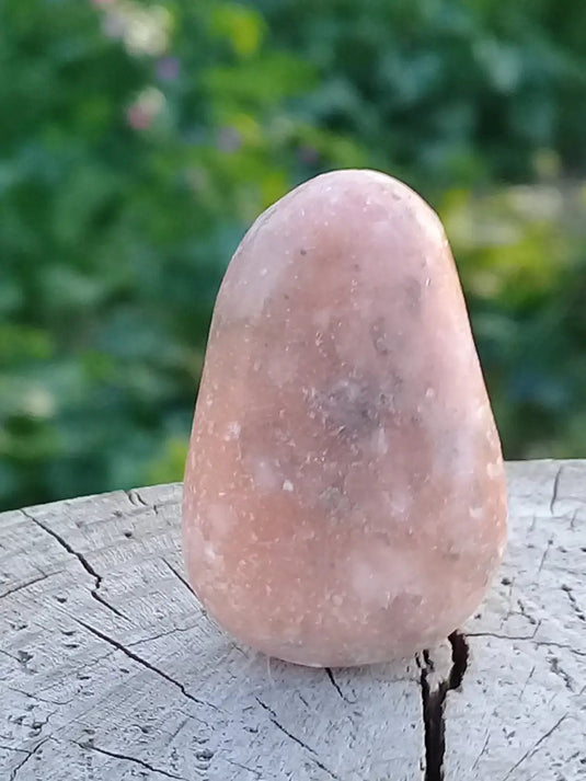 Calcite orange de France pierre roulée Grade A+++ Calcite orange de France pierre roulée