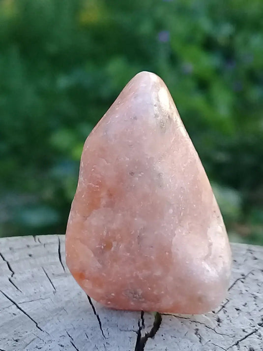 Calcite orange de France pierre roulée Grade A+++ Calcite orange de France pierre roulée