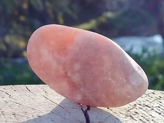 Calcite orange de France pierre roulée Grade A+++ Calcite orange de France pierre roulée