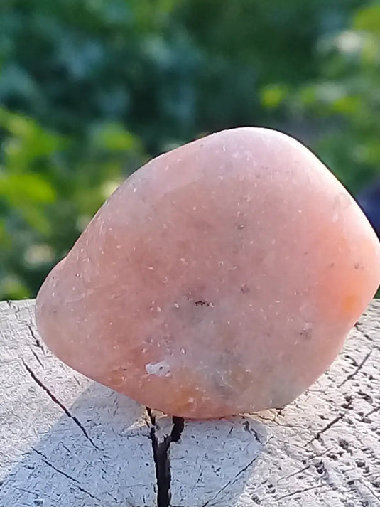 Calcite orange de France pierre roulée Grade A+++ Calcite orange de France pierre roulée