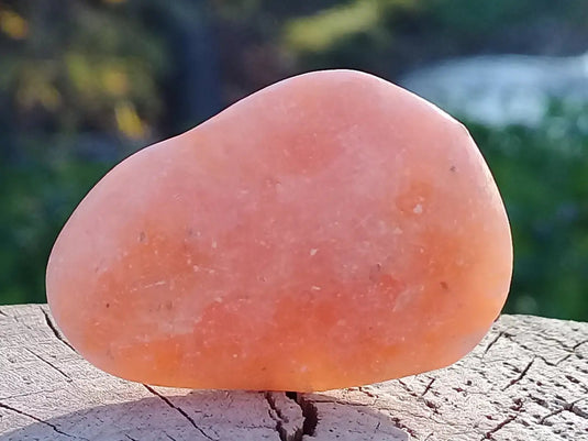 Calcite orange de France pierre roulée Grade A+++ Calcite orange de France pierre roulée
