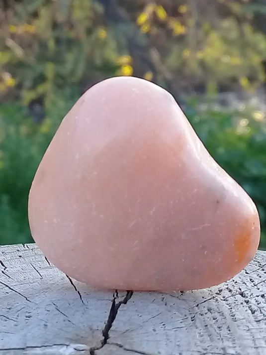 Calcite orange de France pierre roulée Grade A+++ Calcite orange de France pierre roulée