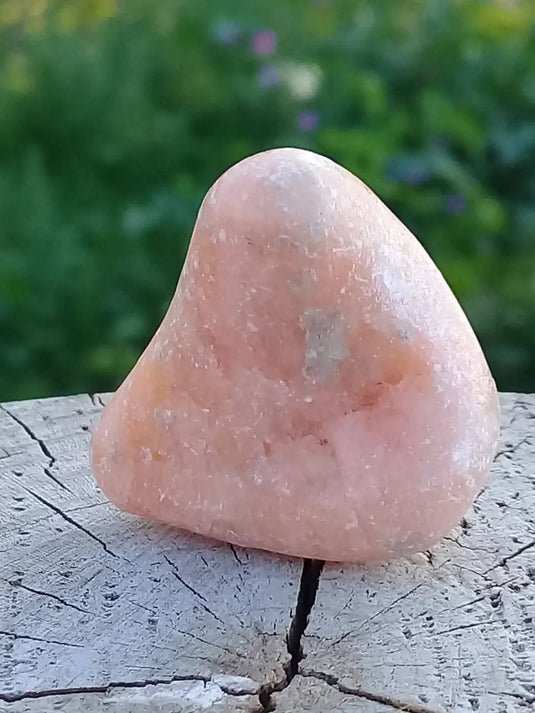Calcite orange de France pierre roulée Grade A+++ Calcite orange de France pierre roulée