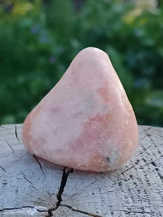 Calcite orange de France pierre roulée Grade A+++ Calcite orange de France pierre roulée