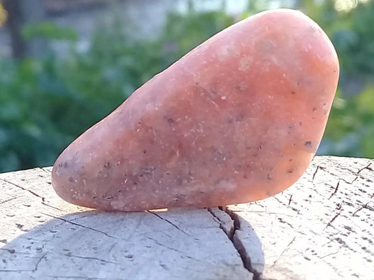Calcite orange de France pierre roulée Grade A+++ Calcite orange de France pierre roulée