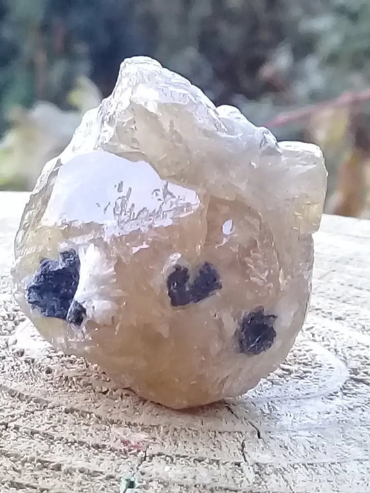 Cérusite du Maroc & Galène pierre brute Grade A++++ Cérusite du Maroc sur inclusions de Galènepierre brute