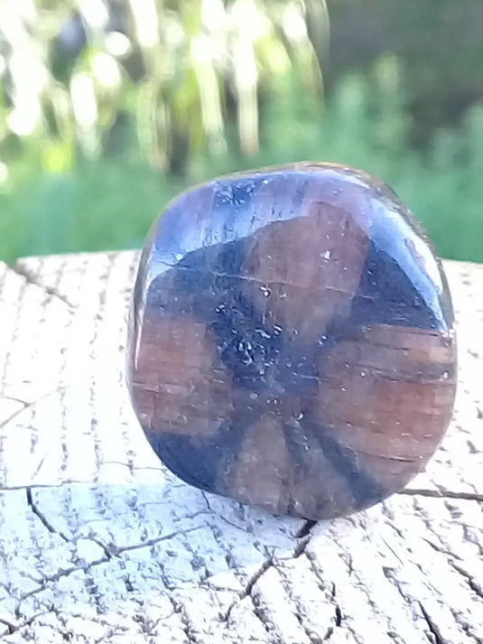 Chiastolite ou Andalousite pierre roulée Grade A ++++ Chiastolite / Andalousite pierre roulée