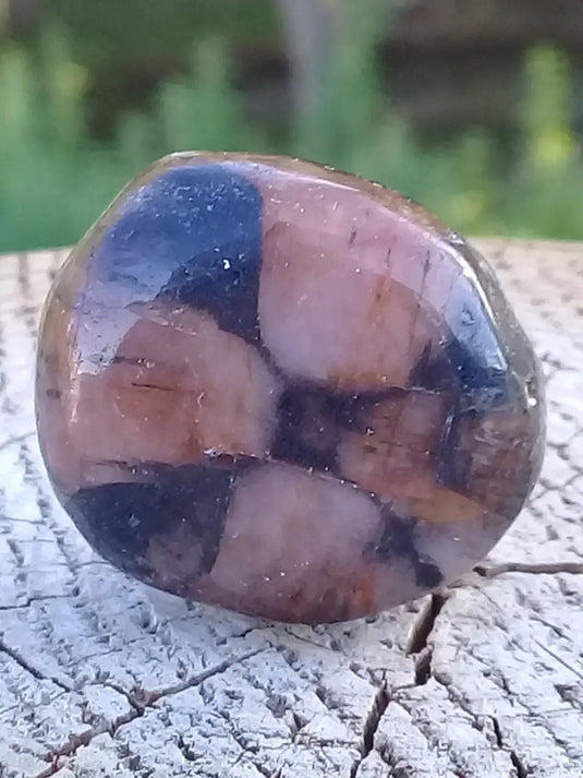 Chiastolite ou Andalousite pierre roulée Grade A ++++ Chiastolite / Andalousite pierre roulée