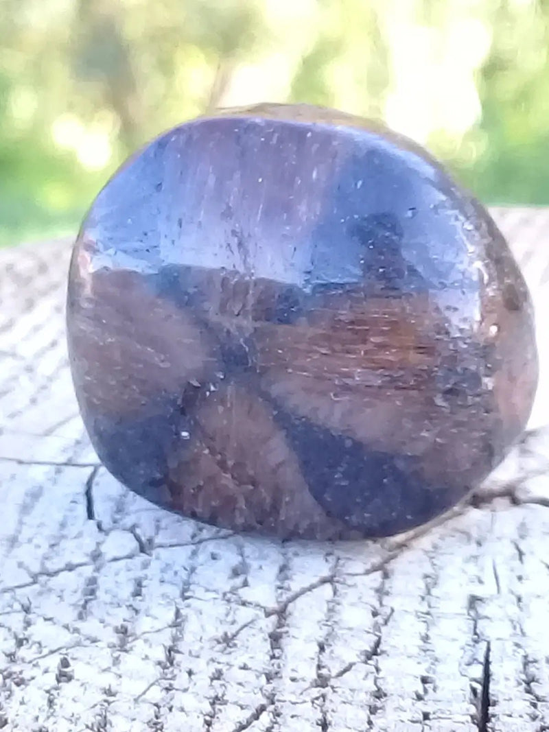 Chargez l'image dans la visionneuse de la galerie, Chiastolite ou Andalousite pierre roulée Grade A ++++ Chiastolite / Andalousite pierre roulée
