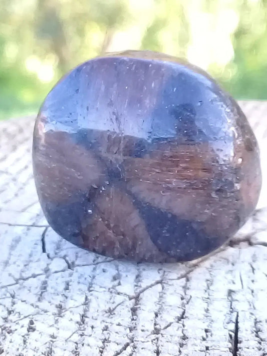 Chiastolite ou Andalousite pierre roulée Grade A ++++ Chiastolite / Andalousite pierre roulée