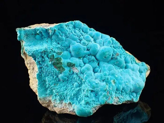 Chrysocolle sur Malachite du Pérou pierre brute Grade A++++ Chrysocolle sur Malachite du Pérou pierre brute