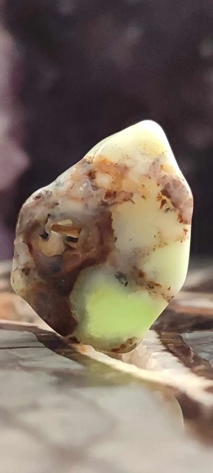 Chargez l&#39;image dans la visionneuse de la galerie, Chrysoprase du Kazakhstan pierre roulée Grade A++++ Chrysoprase pierre roulée
