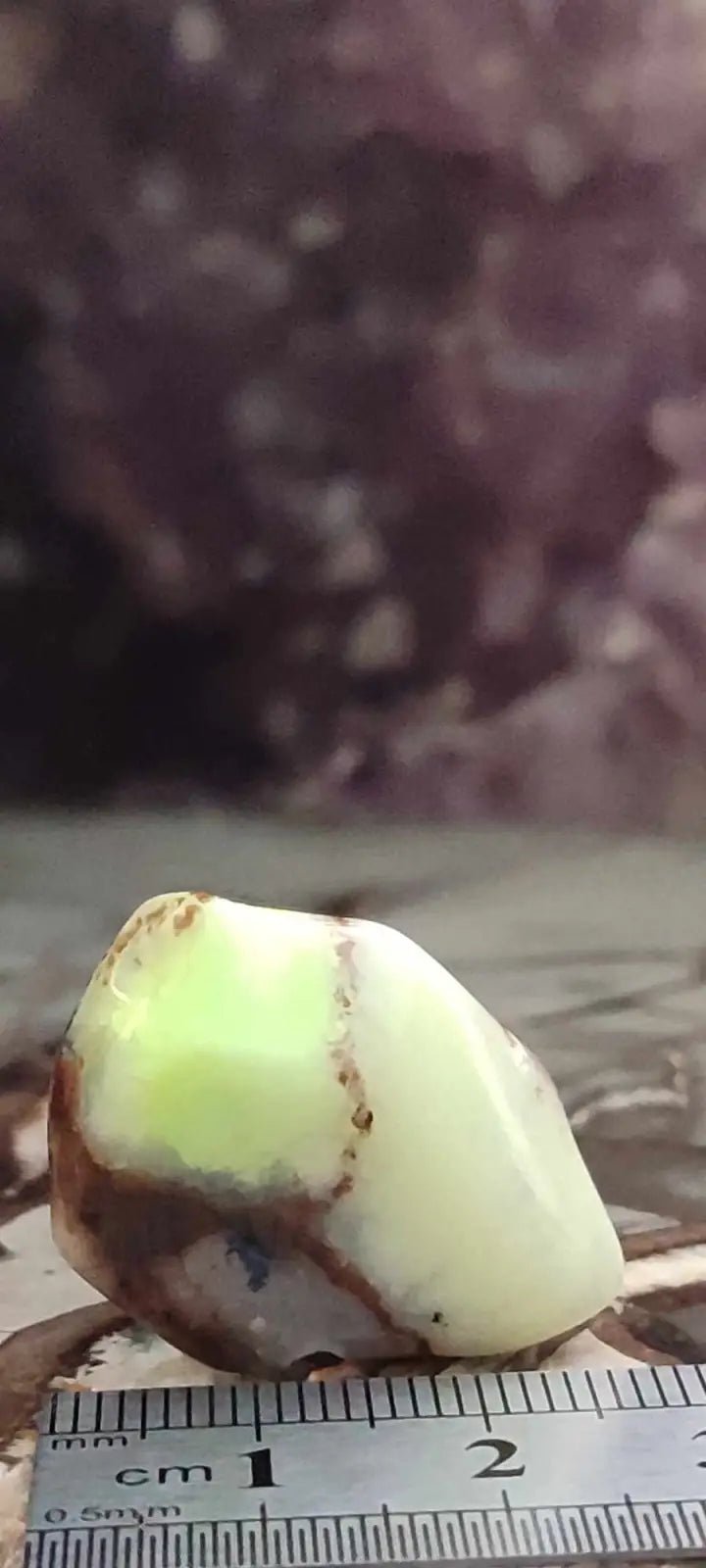 Chargez l&#39;image dans la visionneuse de la galerie, Chrysoprase du Kazakhstan pierre roulée Grade A++++ Chrysoprase pierre roulée
