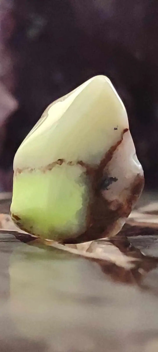 Chrysoprase du Kazakhstan pierre roulée Grade A++++ Chrysoprase pierre roulée