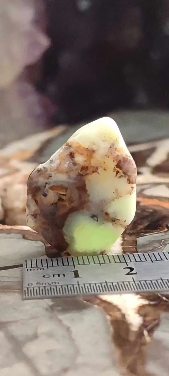 Chargez l&#39;image dans la visionneuse de la galerie, Chrysoprase du Kazakhstan pierre roulée Grade A++++ Chrysoprase pierre roulée
