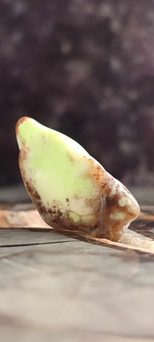 Chrysoprase du Kazakhstan pierre roulée Grade A++++ Chrysoprase pierre roulée