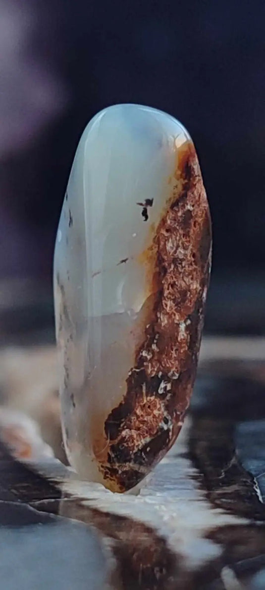 Chrysoprase du Kazakhstan pierre roulée Grade ’Extra’ Chrysoprase pierre roulée