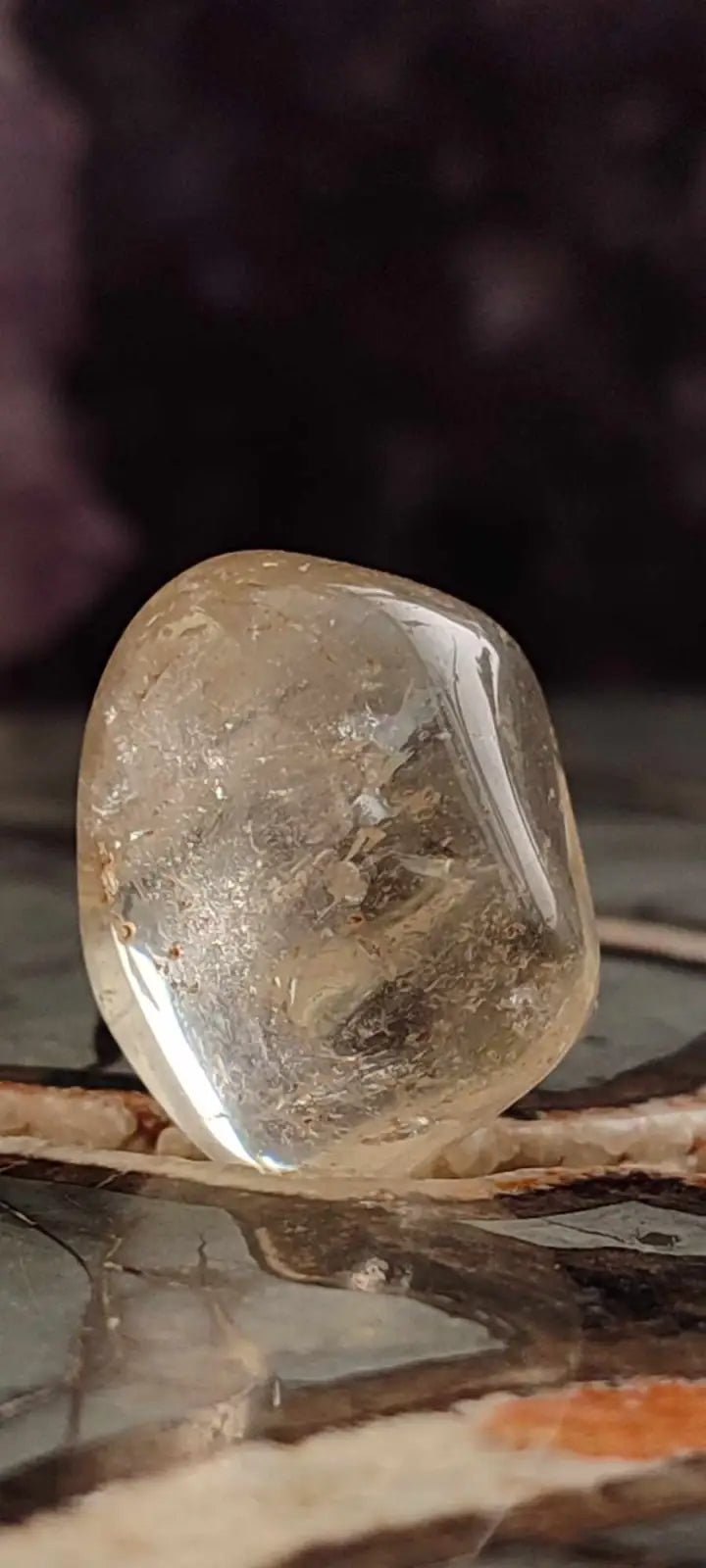 Chargez l'image dans la visionneuse de la galerie, Citrine claire naturelle et véritable du Brésil pierre roulée Grade A++++ Citrine pierre roulée
